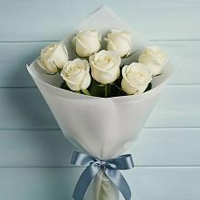 Букет 7 Белых роз Эдлесс Лав #REPLACE_PRED# Уляпе