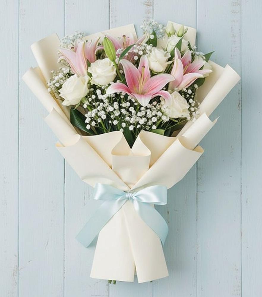 Букет цветов из: Лилии в Уляпе