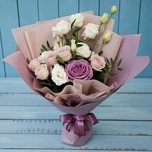 Букет цветов из:  Розы и Лизиантусы в Уляпе