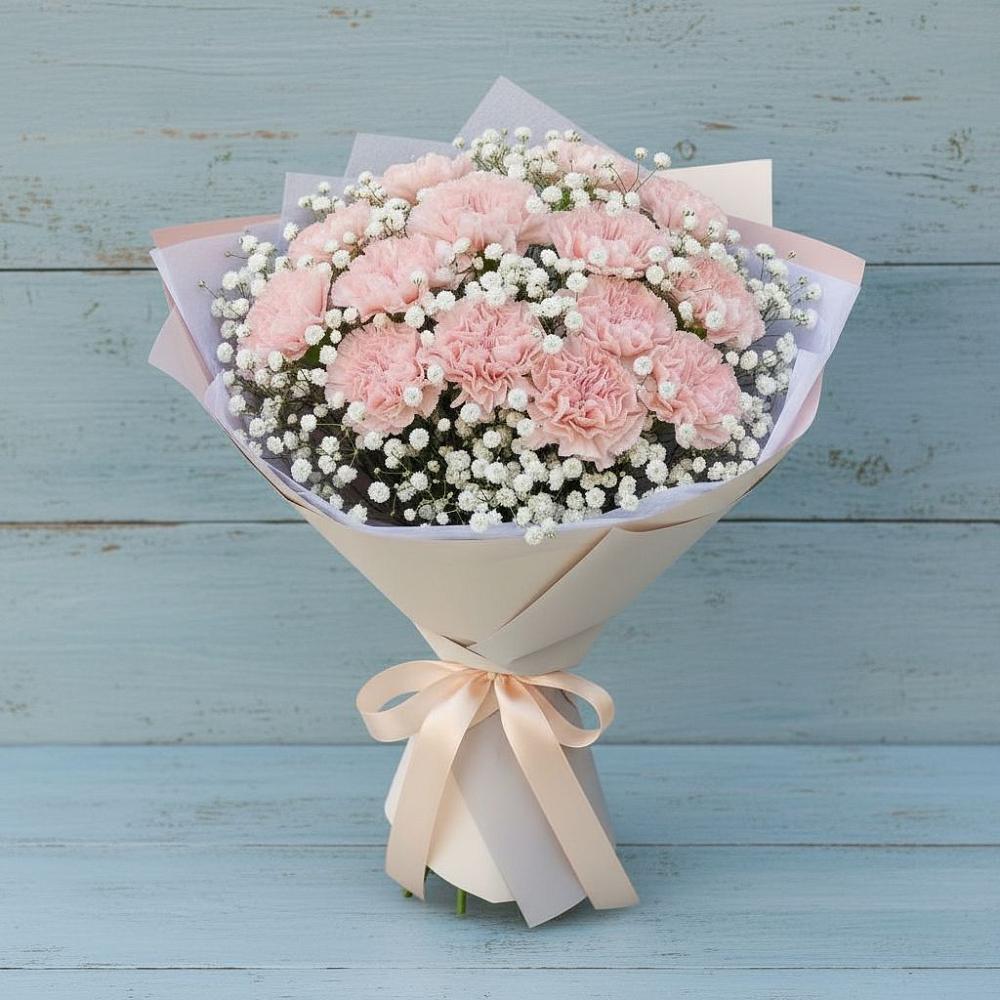 Букет цветов из: Гвоздики в Уляпе