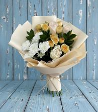 Букет цветов из:  Розы и Хризантемы #REPLACE_PRED# Уляпе