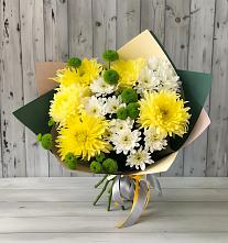 Букет цветов из:  Хризантемы #REPLACE_PRED# Уляпе
