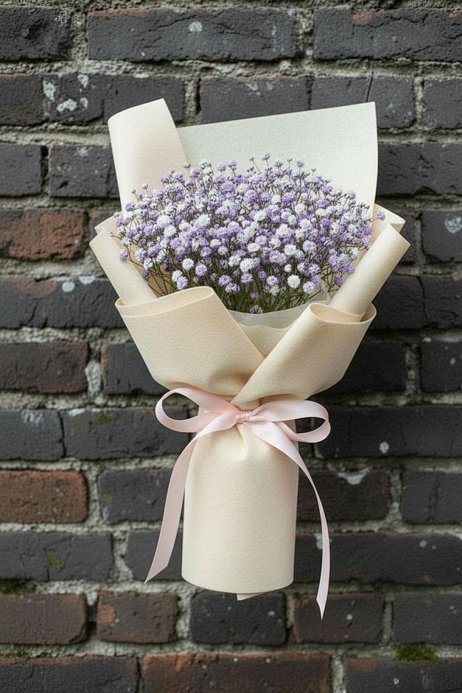 Букет цветов из: Гипсофила в Уляпе