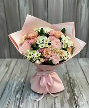 Букет цветов из:  Гвоздики, Розы и Хризантемы в Уляпе