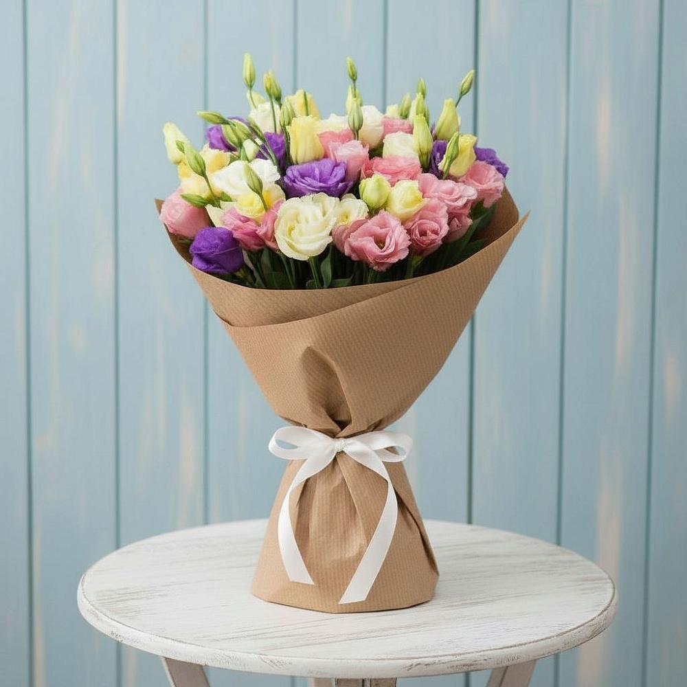 Букет цветов из: Лизиантусы в Уляпе