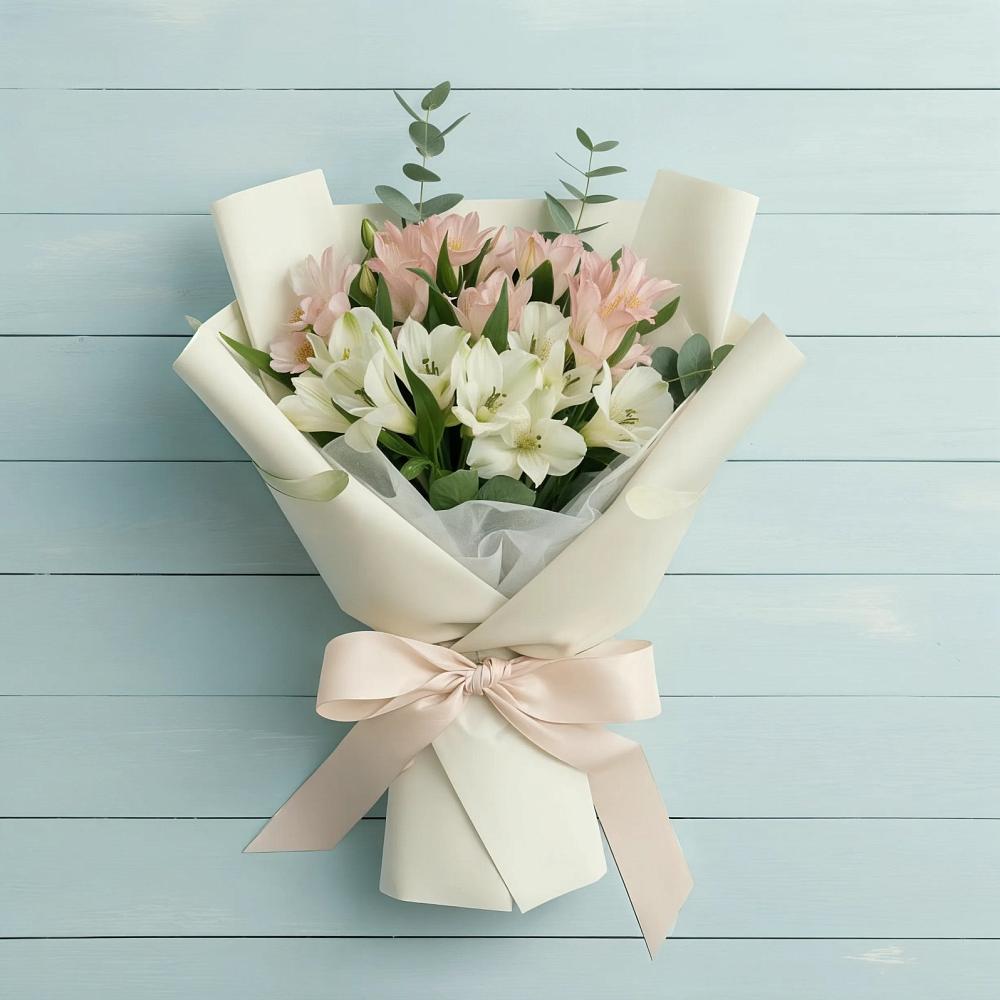 Букет цветов из: Альстромерии в Уляпе