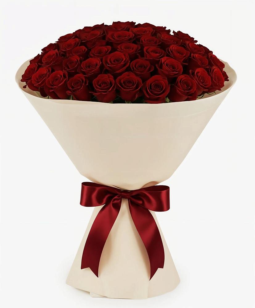 Букет 101 Бордовая роза Блэк Бакарра в Уляпе