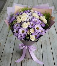 Букет цветов из:  Хризантемы и Розы в Уляпе