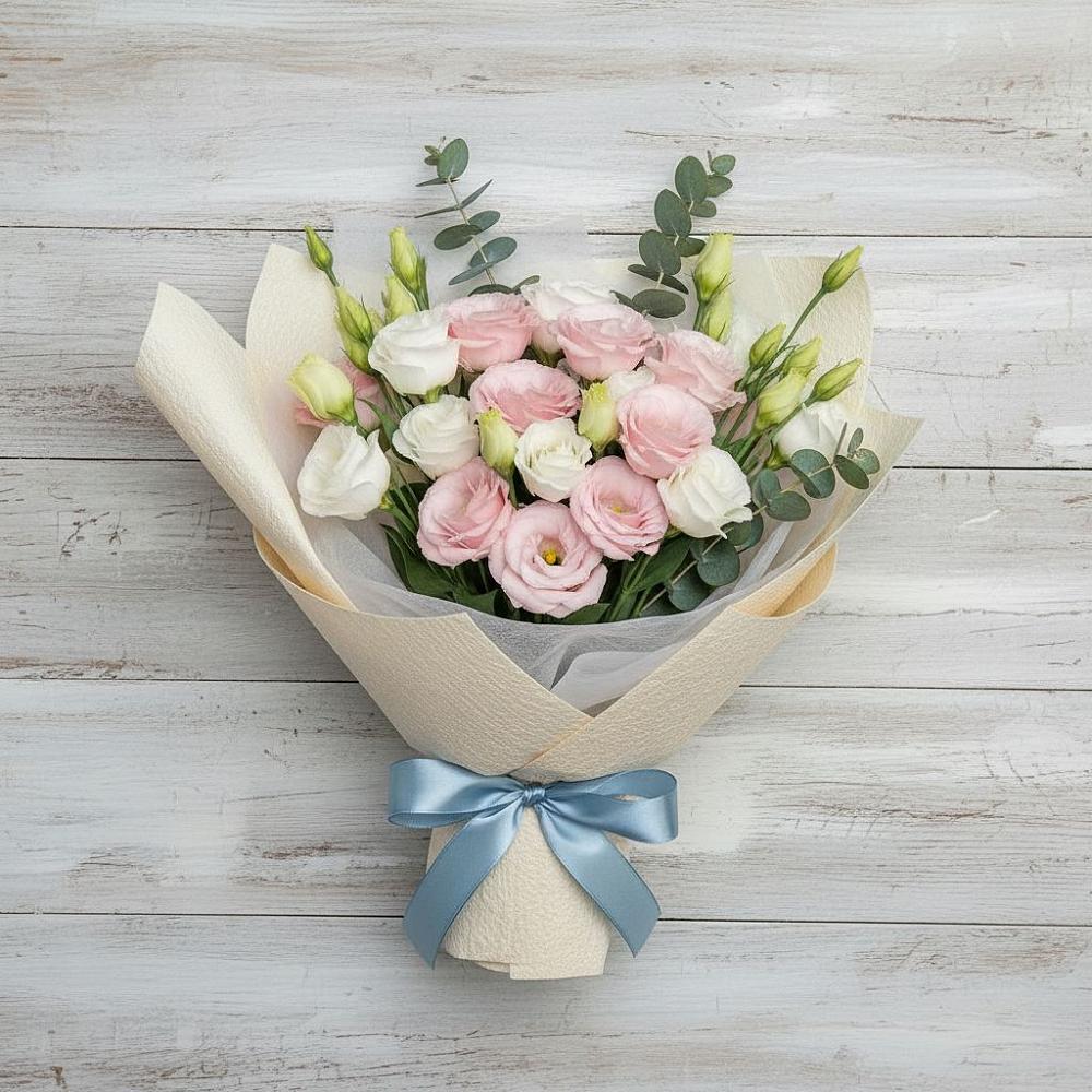 Букет цветов из: Лизиантусы в Уляпе